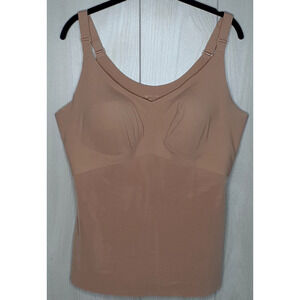HoneyLove Liftwear Tank Adjustable Straps Tan Size 2X